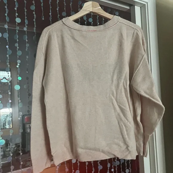 Free People cashmere PEACE sweater size S EUC - Picture 3 of 3